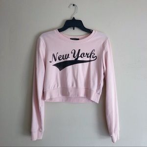 Size M, Forever 21, Cropped Sweatshirt